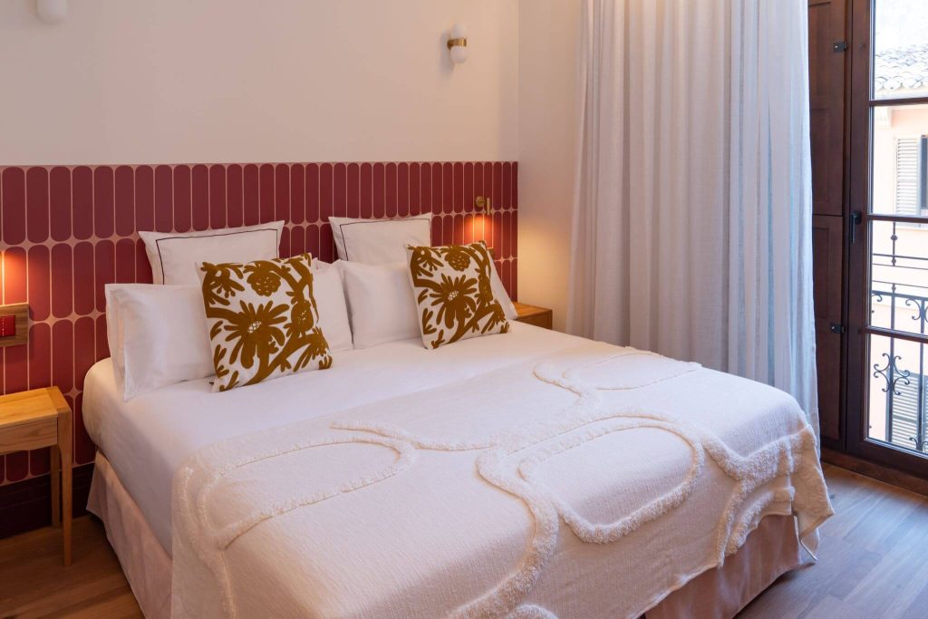 Retreat Suite bedroom at Casa Roca in Palma Old Town