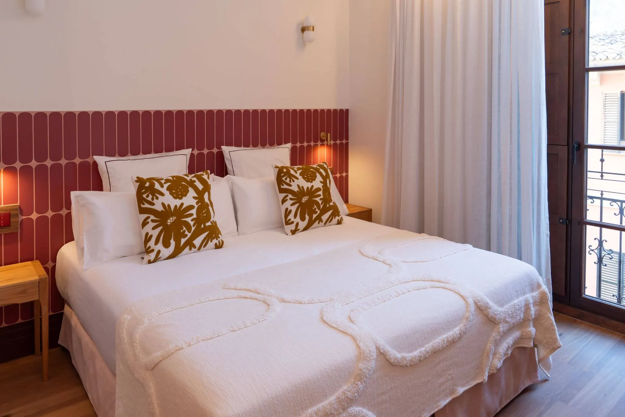 Retreat Suite bedroom at Casa Roca boutique hotel in Palma Old Town
