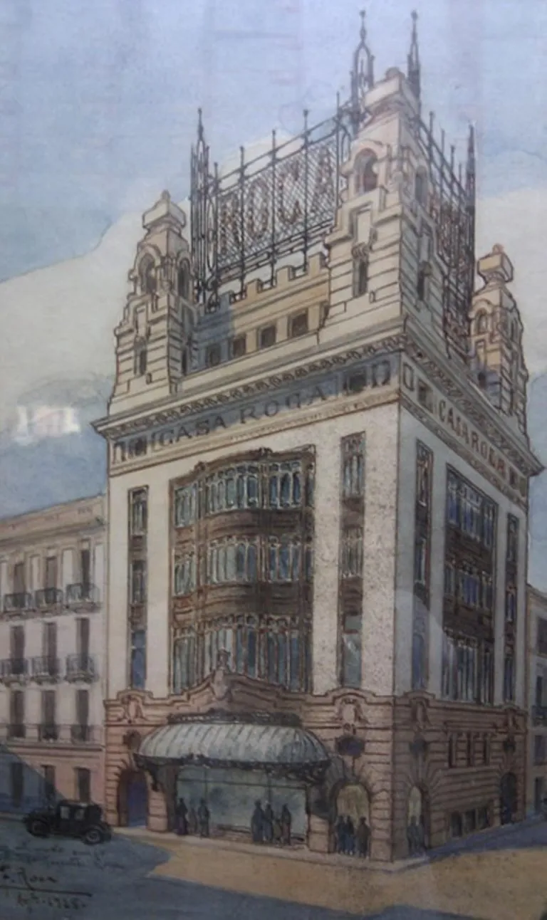 Original 1920's Plans hoped for a 5 story masterpiece