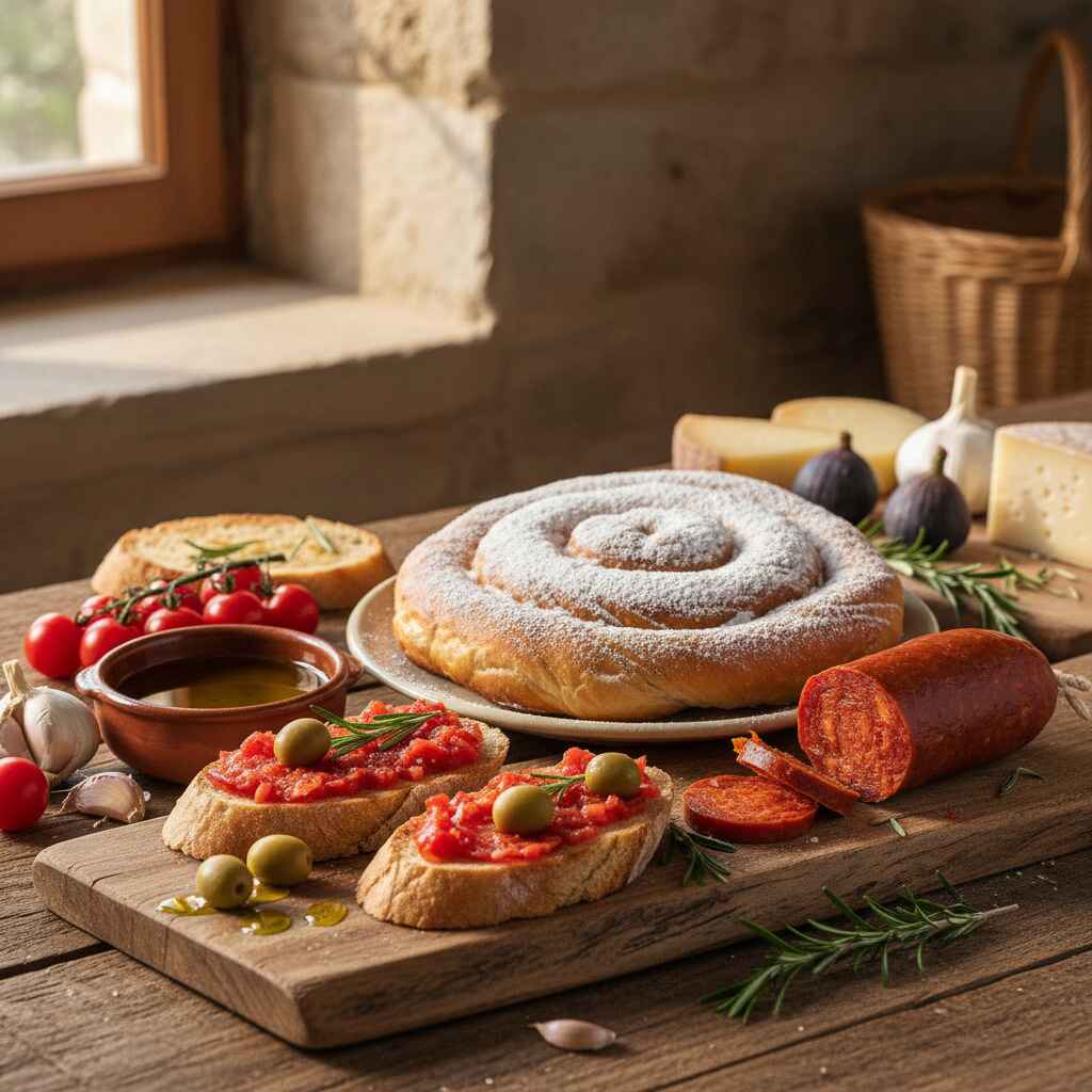 Classic Mallorcan flavours – ensaimada, sobrasada and pa amb oli