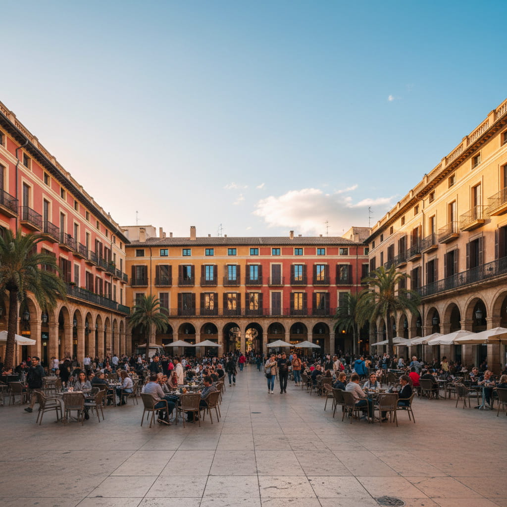 Plaza Mayor – the heart of Palma’s old town