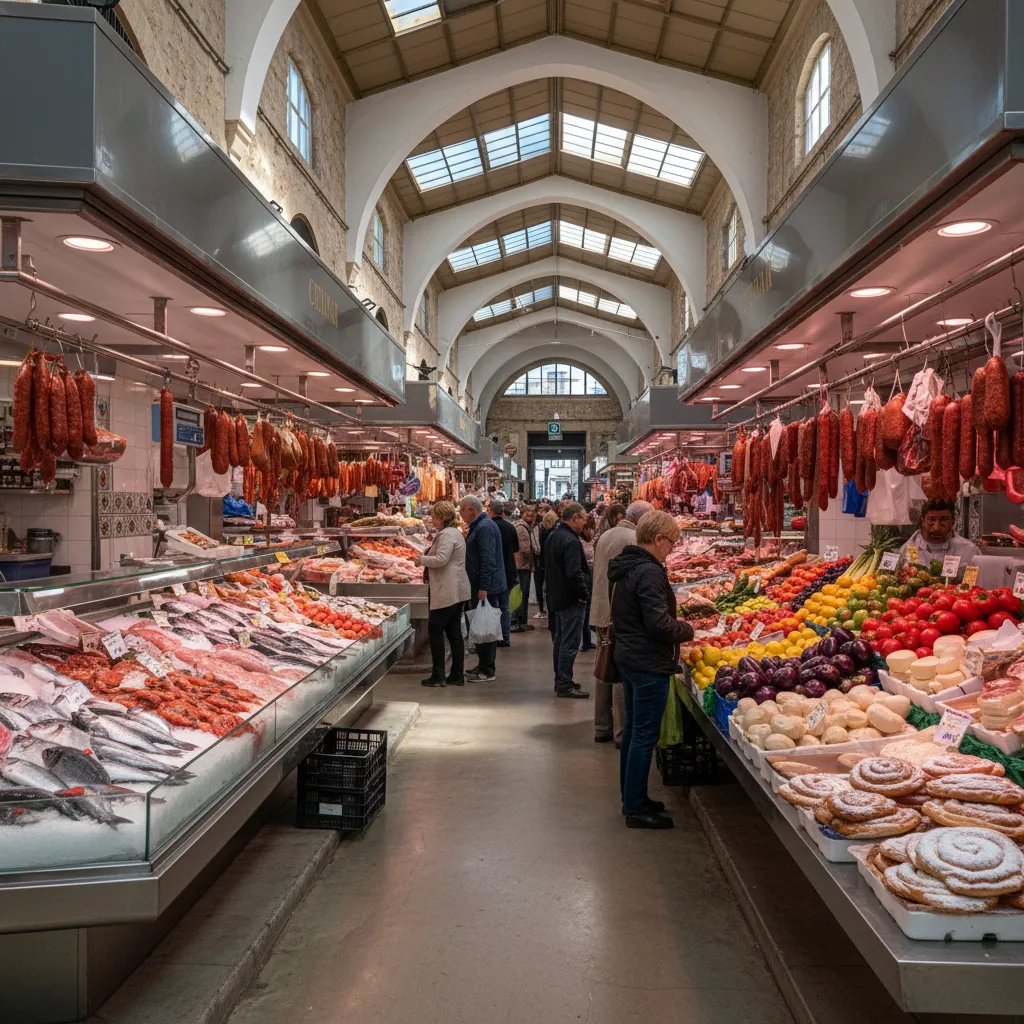 Mercat de Olivar food market Palma interior