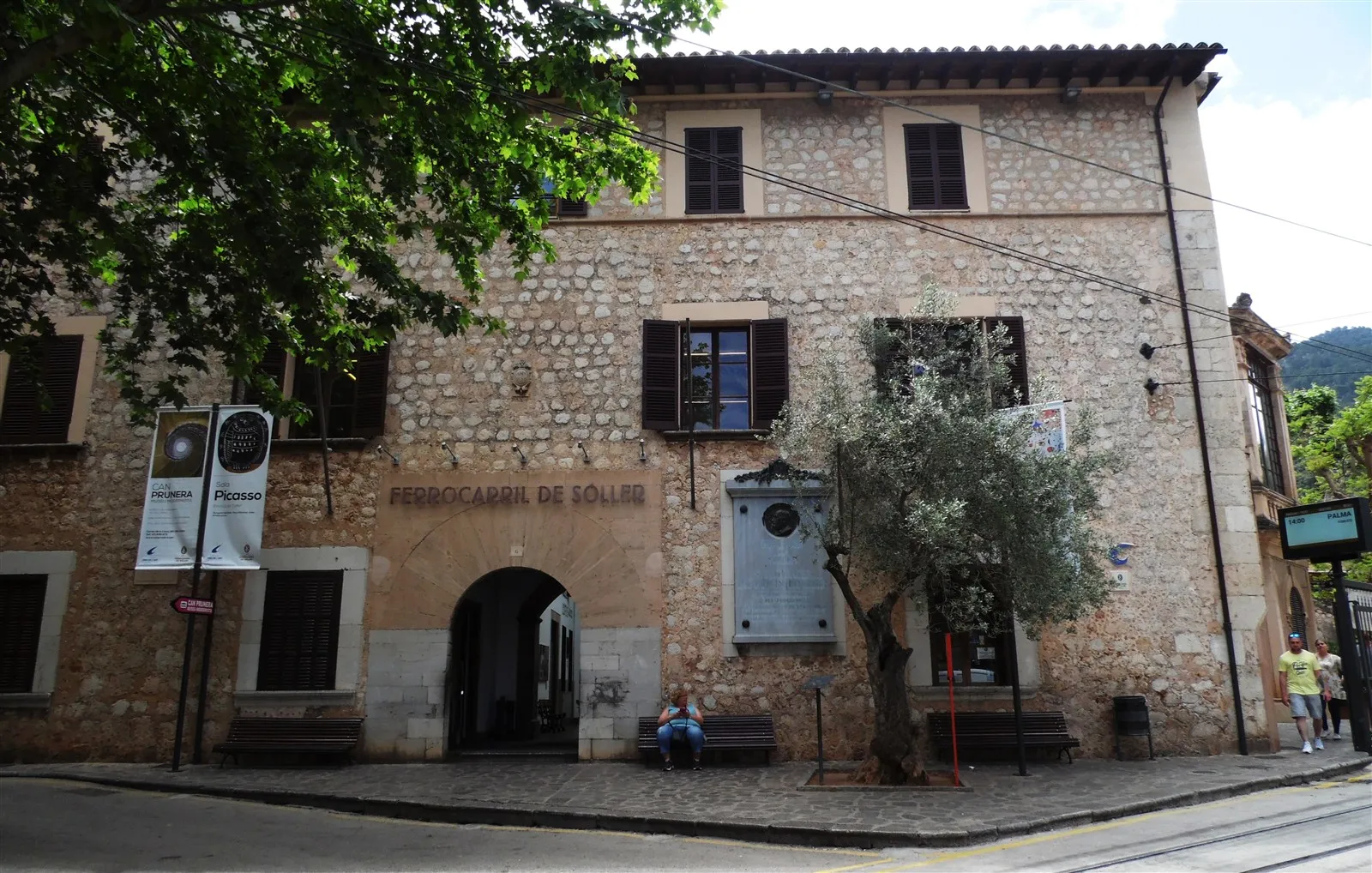The Ferrocarril de Soller station building in Palma, departure point for the vintage train to Soller