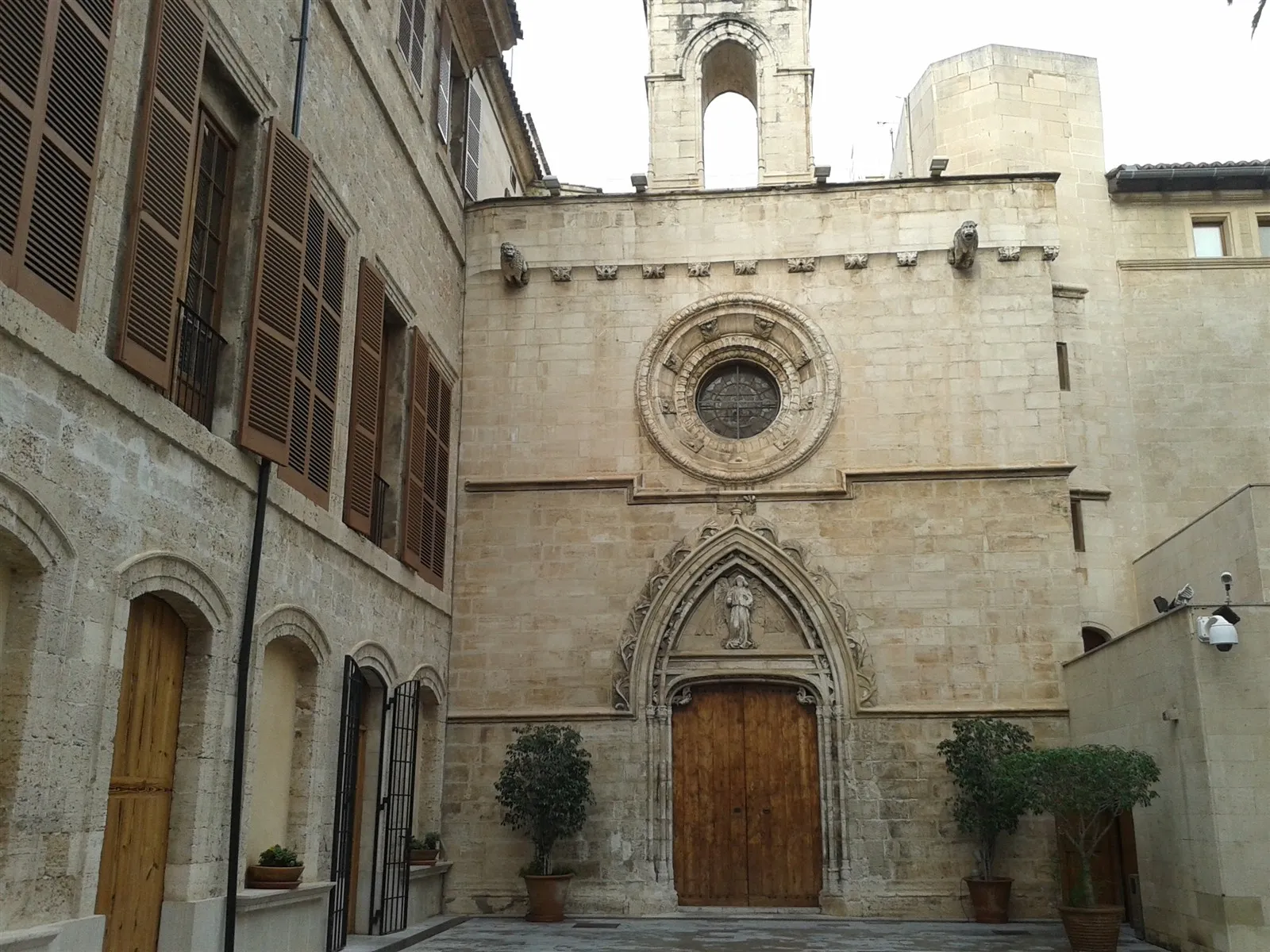 The Gothic Llotja chapel in the La Lonja quarter of Palma Old Town