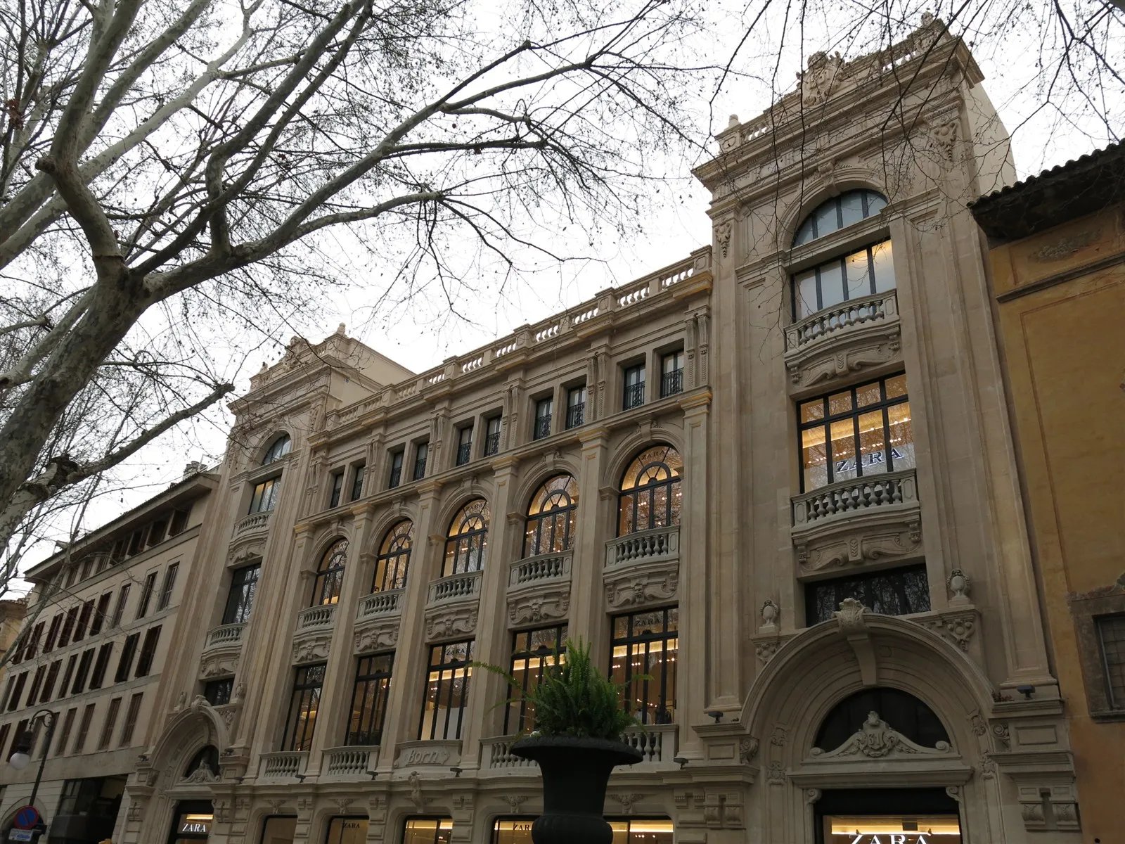 The ornate former Sala Born building on Passeig del Born, now a department store